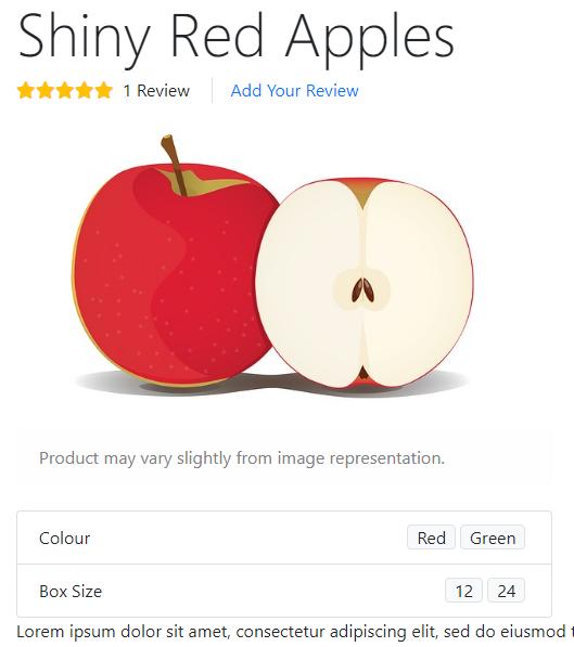 Display Options and Attributes - PI module