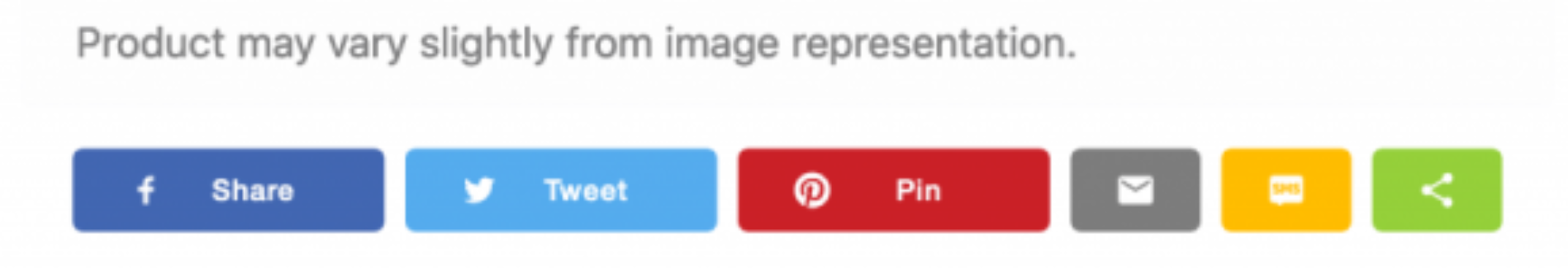 ShareThis on product pages