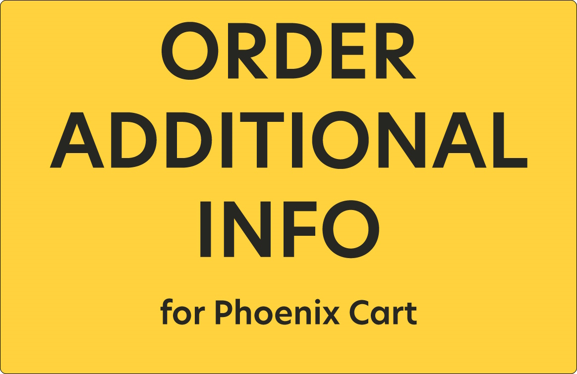 Order Additional Info