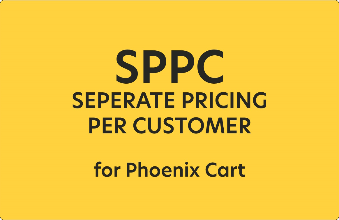 Separate Pricing Per Customer - SPPC