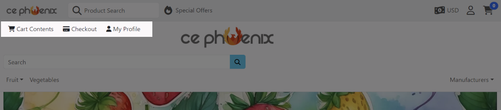 Header - Buttons