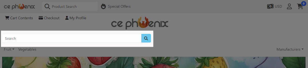 Header - Search