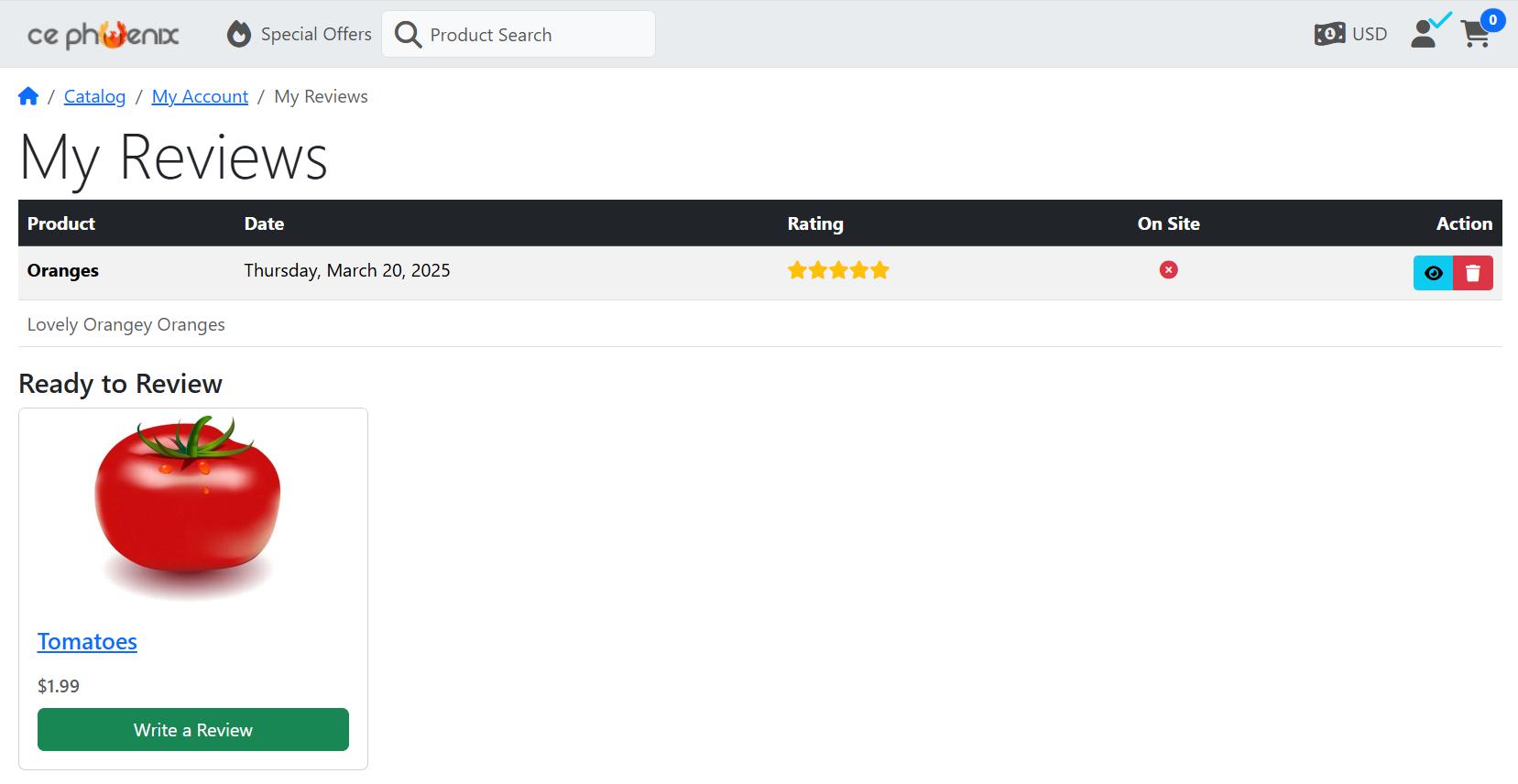 Account Reviews