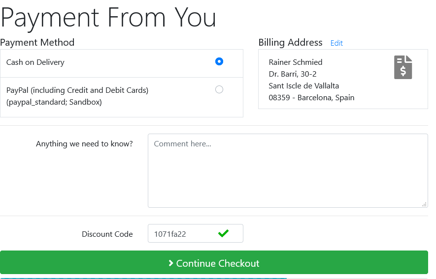 Discount Codes