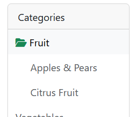 Expanding Categories AJAxy