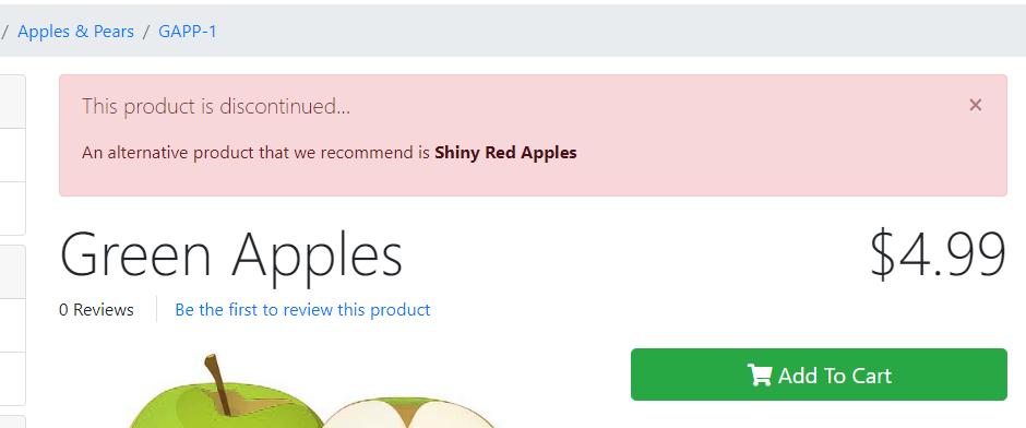 Product Redirects