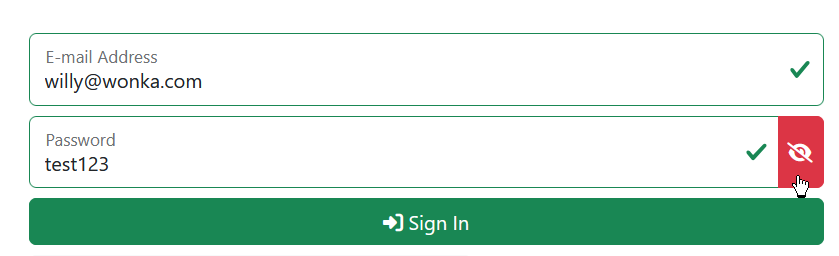 Accessibility: Show/Hide Password
