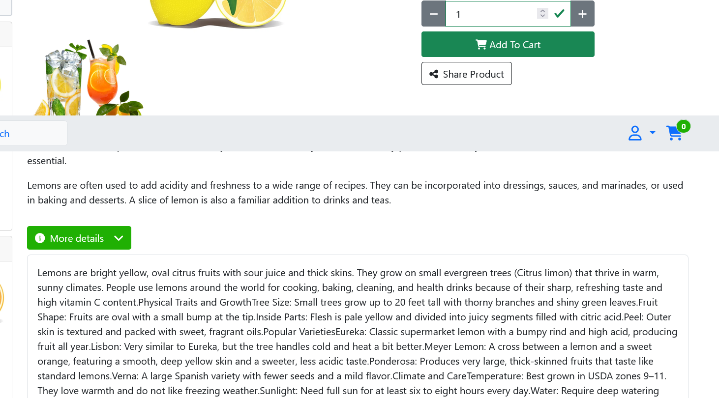 Product Descriptions Short + Long