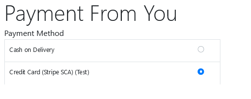 Stripe Payment