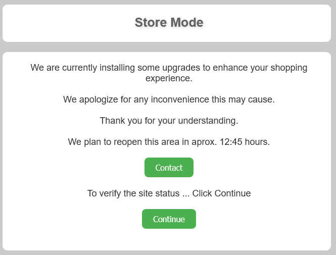 Store Mode