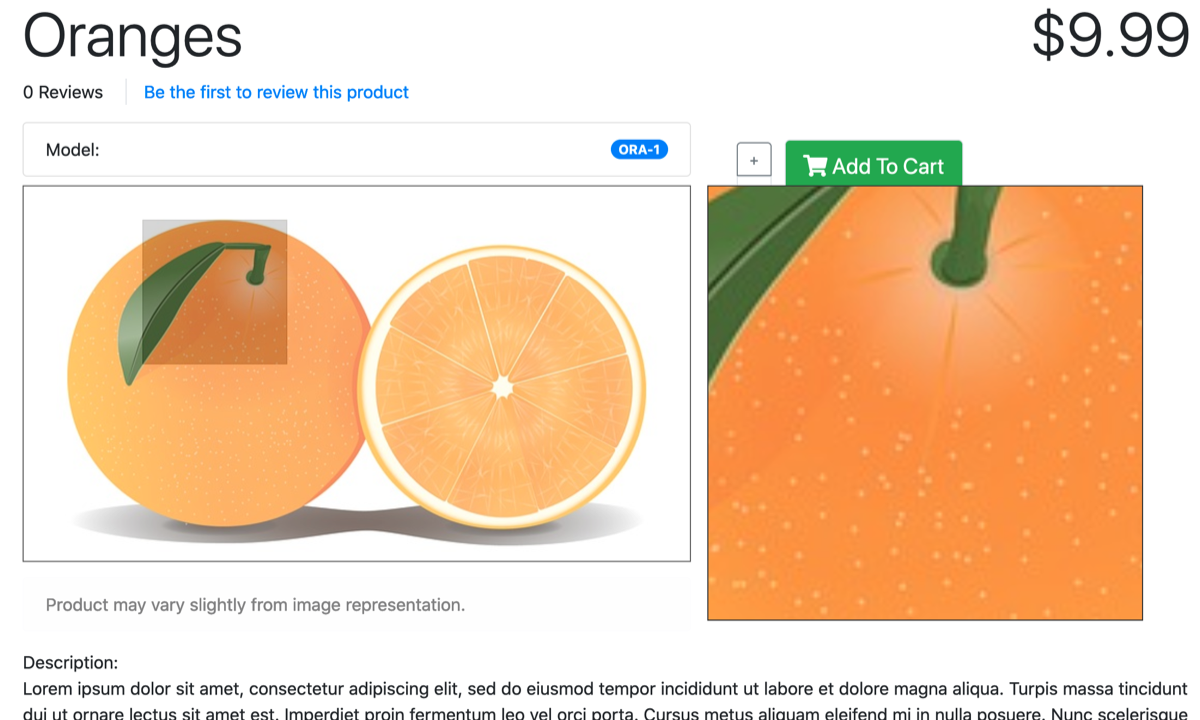 Product Image Zoom